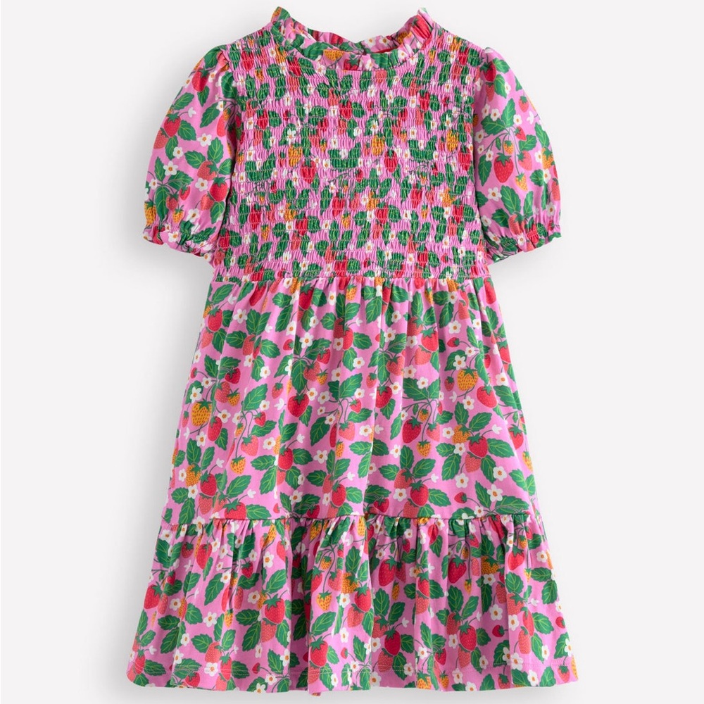 Mini Boden Aurora Shirred Twirly Dress